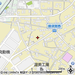 静岡県浜松市浜名区横須賀1208周辺の地図