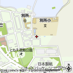 兵庫県三木市別所町巴114周辺の地図