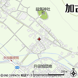 兵庫県加古川市東神吉町升田1238-7周辺の地図