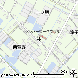 愛知県西尾市一色町生田一ノ切65周辺の地図