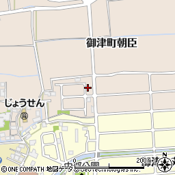 兵庫県たつの市御津町朝臣117周辺の地図