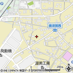 静岡県浜松市浜名区横須賀1207周辺の地図