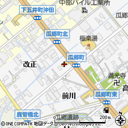 ＨｏｎｄａＣａｒｓ愛知南豊橋瓜郷店周辺の地図