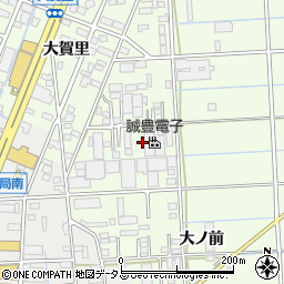 愛知県豊橋市大村町山所33周辺の地図