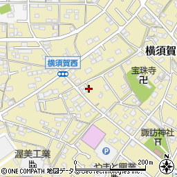 静岡県浜松市浜名区横須賀1118周辺の地図