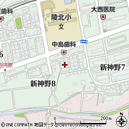 兵庫県加古川市新神野8丁目14周辺の地図