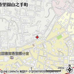 大阪府枚方市香里園山之手町49-61周辺の地図