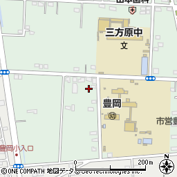 静岡県浜松市中央区豊岡町16周辺の地図