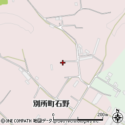 兵庫県三木市別所町石野1316周辺の地図