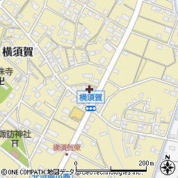 静岡県浜松市浜名区横須賀361-3周辺の地図