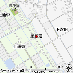 愛知県西尾市一色町千間屋舗通周辺の地図