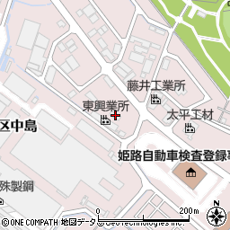 兵庫県姫路市飾磨区中島3325周辺の地図