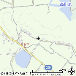 岡山県赤磐市斗有608周辺の地図