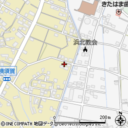 静岡県浜松市浜名区横須賀412-4周辺の地図
