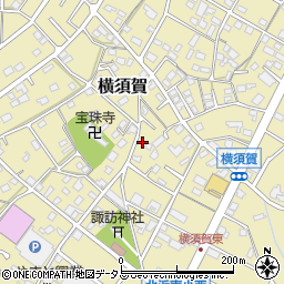 静岡県浜松市浜名区横須賀292-5周辺の地図