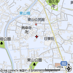 兵庫県姫路市東山513周辺の地図