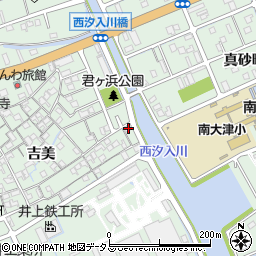 兵庫県姫路市大津区吉美257周辺の地図