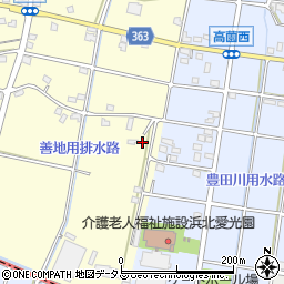 静岡県浜松市浜名区善地1179周辺の地図