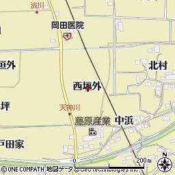 京都府木津川市山城町綺田西垣外周辺の地図