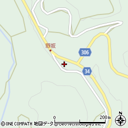 島根県浜田市弥栄町野坂266周辺の地図