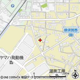 静岡県浜松市浜名区横須賀1523周辺の地図