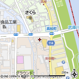 澤岡鉄工所周辺の地図