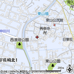 兵庫県姫路市東山450周辺の地図