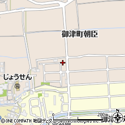 兵庫県たつの市御津町朝臣117-1周辺の地図