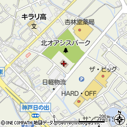 オアシス館周辺の地図