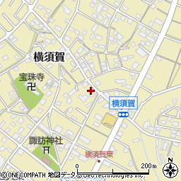 静岡県浜松市浜名区横須賀350-1周辺の地図