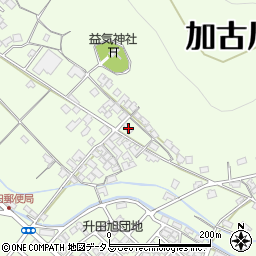 兵庫県加古川市東神吉町升田1302-4周辺の地図