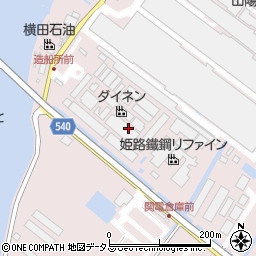 兵庫県姫路市飾磨区中島3001周辺の地図