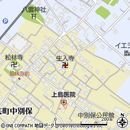 生入寺周辺の地図