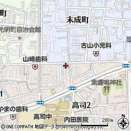 企業組合宝塚市雇用福祉事業団周辺の地図