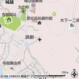 愛知県西尾市寺部町浜田86周辺の地図