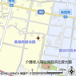 静岡県浜松市浜名区善地1193周辺の地図