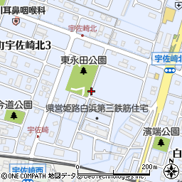 兵庫県姫路市白浜町宇佐崎北周辺の地図