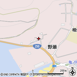兵庫県相生市野瀬870周辺の地図