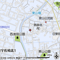 兵庫県姫路市東山448周辺の地図