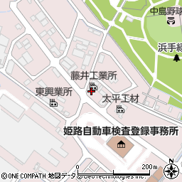 兵庫県姫路市飾磨区中島3371周辺の地図