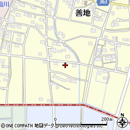 静岡県浜松市浜名区善地695周辺の地図