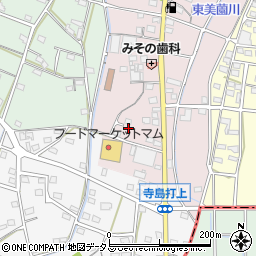 静岡県浜松市浜名区東美薗21周辺の地図
