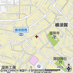 静岡県浜松市浜名区横須賀1107周辺の地図