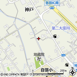 静岡県榛原郡吉田町神戸1717-3周辺の地図