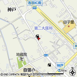 静岡県榛原郡吉田町神戸1676-4周辺の地図