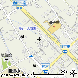 静岡県榛原郡吉田町神戸1664周辺の地図