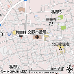 大阪府交野市の地図 住所一覧検索 地図マピオン