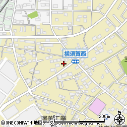 静岡県浜松市浜名区横須賀1215周辺の地図
