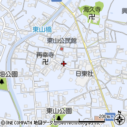 兵庫県姫路市東山705周辺の地図