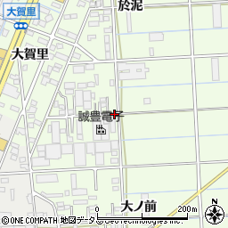 愛知県豊橋市大村町山所周辺の地図